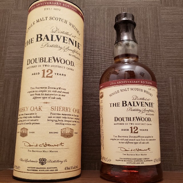 サントリー(サントリー)のTHE BALVENIE バルヴェニー シングルモルトウイスキー 12年 食品/飲料/酒の酒(ウイスキー)の商品写真