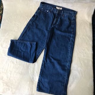 ギャップ(GAP)のGAPデニムワイドパンツ レディース(デニム/ジーンズ)