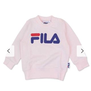 フィラ(FILA)のFILA フィラ　裏起毛トレーナー　110 ピンク(Tシャツ/カットソー)