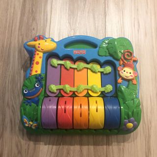 フィッシャープライス(Fisher-Price)のフィッシャープライス Fisher-Price 玩具 鉄琴 ピアノ ベビー 子供(楽器のおもちゃ)