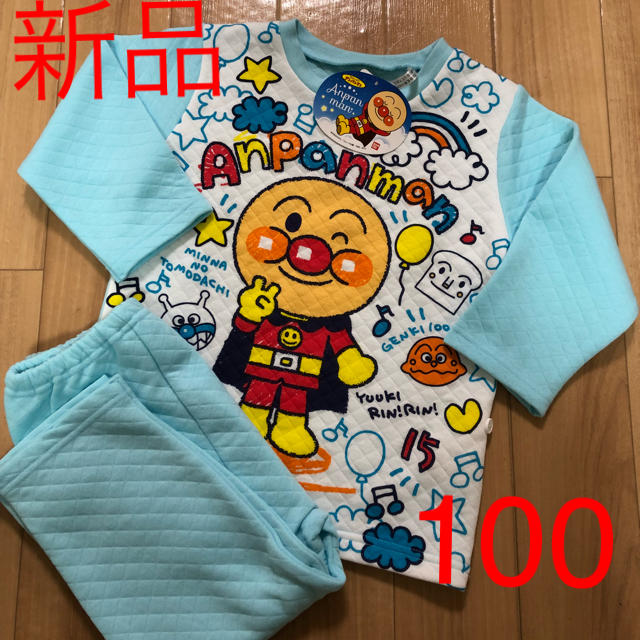 アンパンマン(アンパンマン)の新品 アンパンマン パジャマ 100 キッズ/ベビー/マタニティのキッズ服男の子用(90cm~)(パジャマ)の商品写真