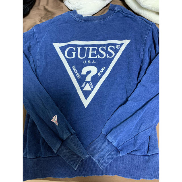 GUESS(ゲス)のGUESSデニムトレーナー メンズのトップス(スウェット)の商品写真