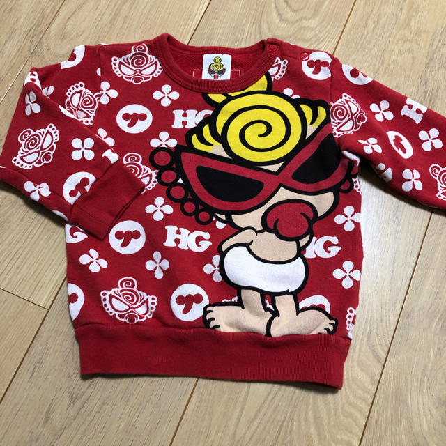 HYSTERIC MINI(ヒステリックミニ)のモノグラムトレーナー キッズ/ベビー/マタニティのベビー服(~85cm)(トレーナー)の商品写真