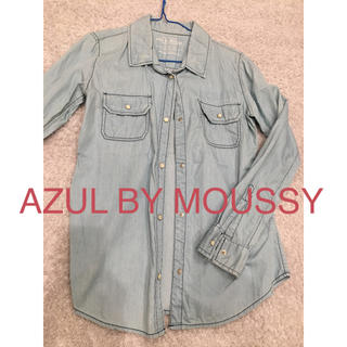 アズールバイマウジー(AZUL by moussy)のデニム風シャツ(シャツ/ブラウス(長袖/七分))