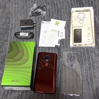 国内正規品 Motorola moto G7 plus ビバレッド(スマートフォン本体)