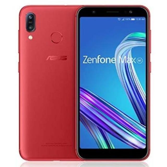 ASUS(エイスース)のエイスース ASUS ZenFone Max (M1)　ルビーレッド　新品 スマホ/家電/カメラのスマートフォン/携帯電話(スマートフォン本体)の商品写真