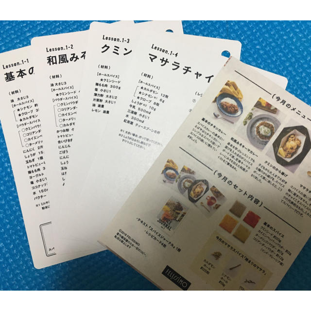 FELISSIMO(フェリシモ)のカレー入門 レシピ・香辛料 食品/飲料/酒の食品(調味料)の商品写真