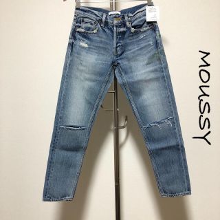 マウジー(moussy)のMOUSSY / ダメージプリントデニム / サイズ00(デニム/ジーンズ)