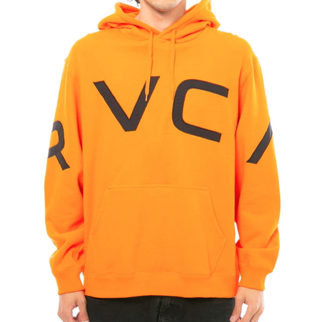 RVCA - 値下げ! RVCA パーカー FAKE RVCA オレンジ sの通販 by Aji