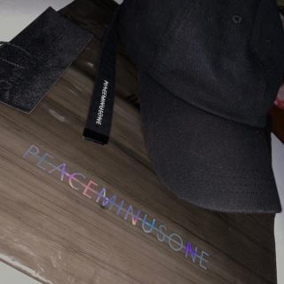 ピースマイナスワン(PEACEMINUSONE)の確実正規品　PMO COTTON CAP #2(キャップ)