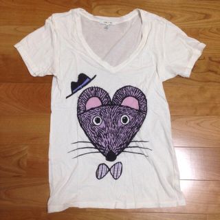 ザラ(ZARA)のネズミプリントTシャツ(Tシャツ(半袖/袖なし))