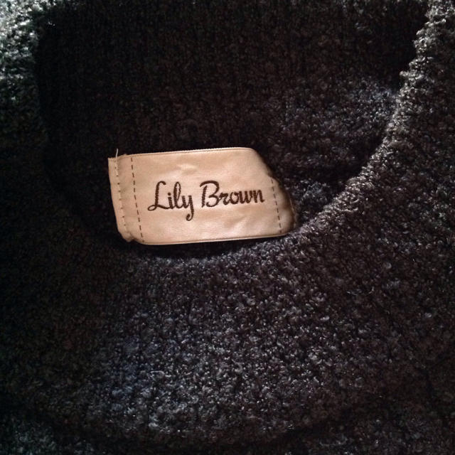 Lily Brown(リリーブラウン)のリリーブラウン♡リブニットロングワンピ レディースのワンピース(ロングワンピース/マキシワンピース)の商品写真