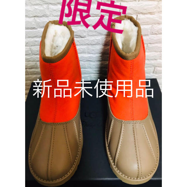 UGG® x 3.1 Phillip Lim ムートン 切替 ショート ブーツ合成皮革原産国中国