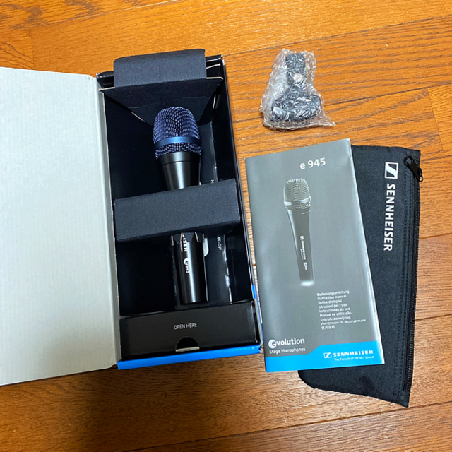 SENNHEISER(ゼンハイザー)の5回使用　SENNHEISER e945 マイク 楽器のレコーディング/PA機器(マイク)の商品写真