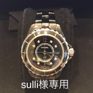 シャネル(CHANEL)のsulli様専用となります。CHANEL j12 8ポイントダイヤ　29mm☆(腕時計)