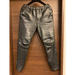 サンシー(SUNSEA)のSUNSEA 14AW leather flea market pants(その他)