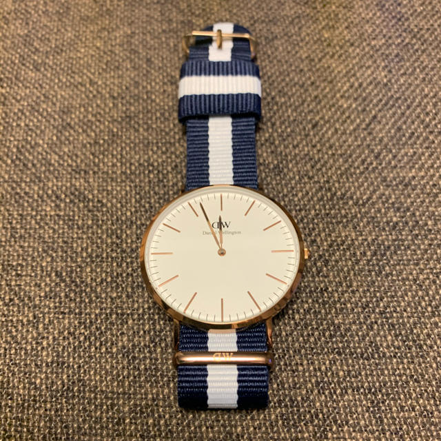 Daniel Wellington(ダニエルウェリントン)のダニエルウェリントン　時計　ローズゴールド　美品 メンズの時計(腕時計(アナログ))の商品写真