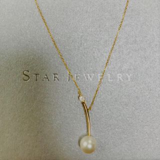 スタージュエリー(STAR JEWELRY)のスタージュエリー　パール×ダイヤネックレス(ネックレス)