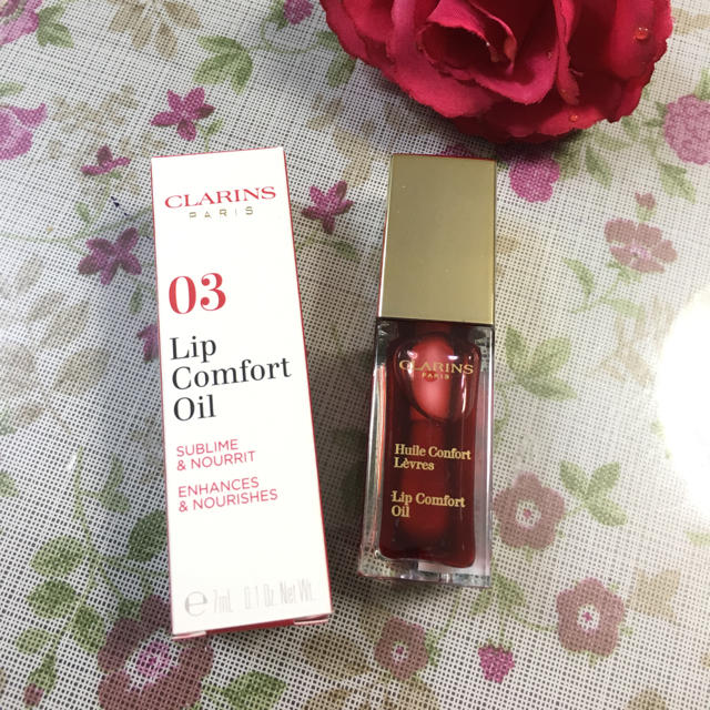 CLARINS(クラランス)の【まとめ買い割引き】クラランス リップオイル 03 レッドベリー コスメ/美容のベースメイク/化粧品(リップグロス)の商品写真