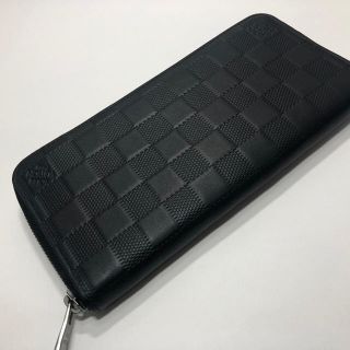 ルイヴィトン(LOUIS VUITTON)の美品正規品　ルイヴィトン　ダミエ　アンフィニ　ヴェルティカル(長財布)