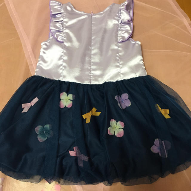 mezzo piano(メゾピアノ)のパンパンチュチュ❤️ドレスワンピース100 キッズ/ベビー/マタニティのキッズ服女の子用(90cm~)(ワンピース)の商品写真