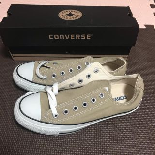 コンバース(CONVERSE)のコンバース オールスター ベージュ 24.5(スニーカー)