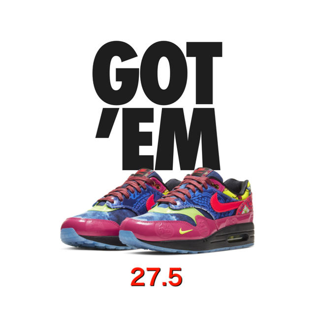 27.5 ナイキ エアマックス1 プレミアム Chinese new year 全品限定
