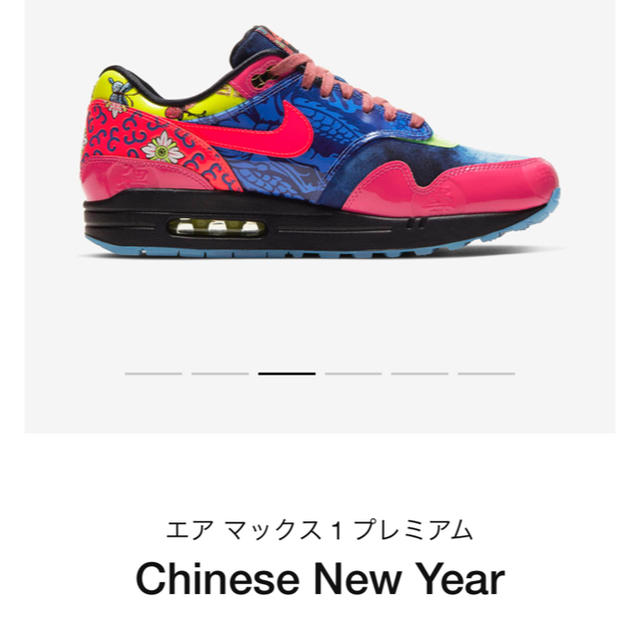 27.5 ナイキ　エアマックス1 プレミアム　Chinese new year