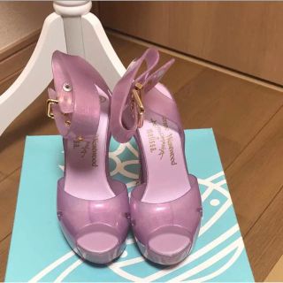 ヴィヴィアンウエストウッド(Vivienne Westwood)の【未使用】vivienne westwood×melissa サンダル 22.5(サンダル)