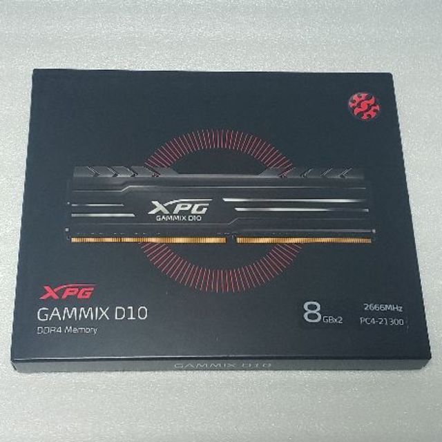 【新品】A-DATA XPG GAMMIX D10 DDR4-2666 16GB