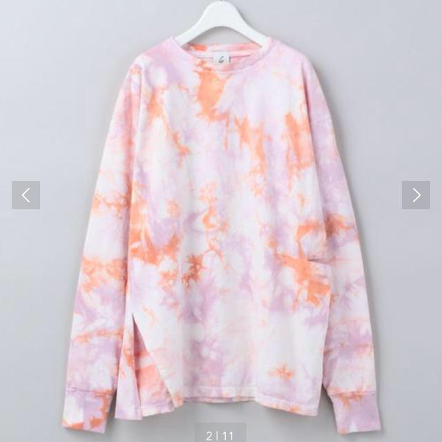 BEAUTY&YOUTH UNITED ARROWS(ビューティアンドユースユナイテッドアローズ)のdans_様 専用 6 ROKU TIE DYE ダブルスリット レディースのトップス(カットソー(長袖/七分))の商品写真