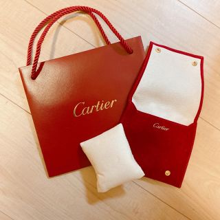 カルティエ(Cartier)の【値下げしました】カルティエ 時計 保管 袋 ケース　未使用美品(その他)