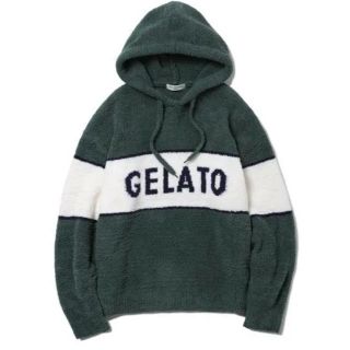 ジェラートピケ(gelato pique)のジェラートピケオム パウダーストリートジャガードフードプルオーバー(ニット/セーター)