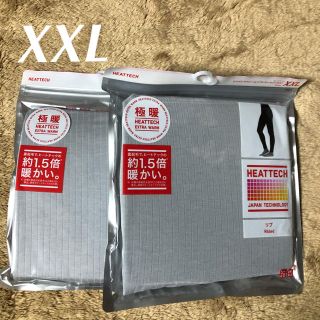 ユニクロ(UNIQLO)の新品＊ユニクロ　極暖　エクストラウォームリブレギンス　10分丈　XXL  2点(レギンス/スパッツ)