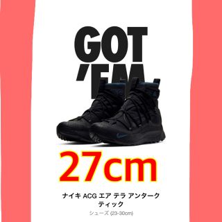 ナイキ(NIKE)のNIKE ACG エアテラアンターティック 27cm ブラック(スニーカー)