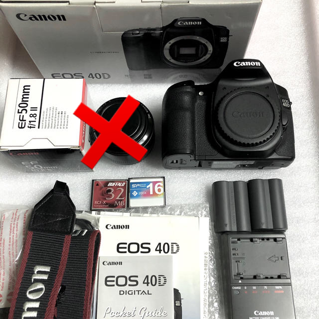 Canon(キヤノン)の【綺麗】Canon 40d  ボディのみ スマホ/家電/カメラのカメラ(デジタル一眼)の商品写真