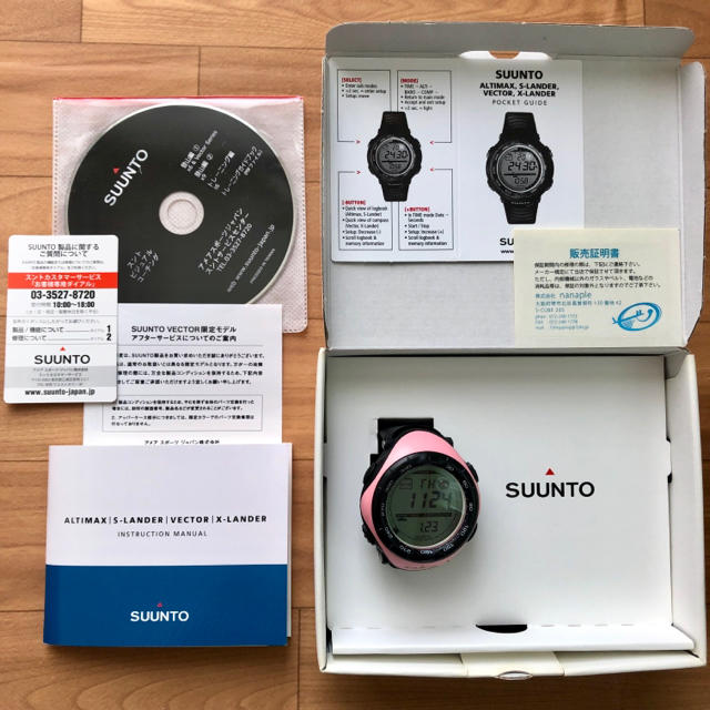 SUUNTO   廃盤希少スントSUUNTOベクター腕時計ピンクの通販 by にゃー