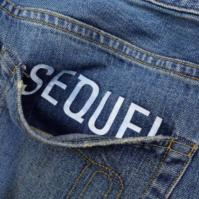 FRAGMENT(フラグメント)のfragment × SEQUEL DAMAGE DENIM PANTS メンズのパンツ(デニム/ジーンズ)の商品写真