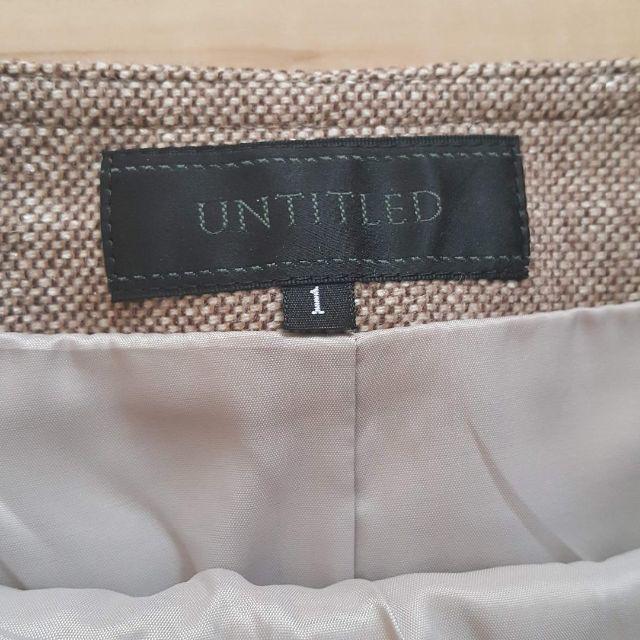 UNTITLED(アンタイトル)の【セール】 Untitled ベージュスカート  レディースのスカート(ひざ丈スカート)の商品写真