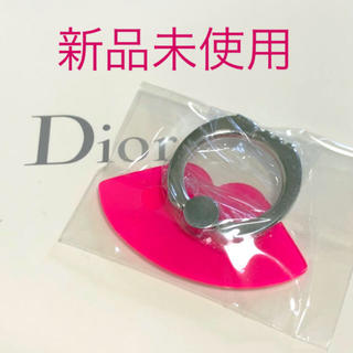 クリスチャンディオール(Christian Dior)のDior スマホリング　バンカーリング　ディオール　ノベルティ(iPhoneケース)