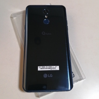 エルジーエレクトロニクス(LG Electronics)のLG Qstylus ブルー (リフレッシュ品)(スマートフォン本体)