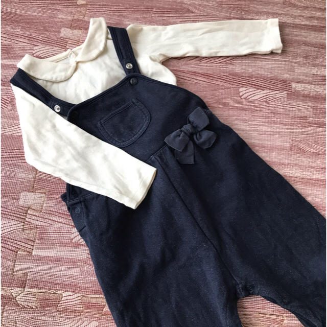 PETIT BATEAU(プチバトー)のプチバトー　サロペット　24m/86cm キッズ/ベビー/マタニティのベビー服(~85cm)(パンツ)の商品写真