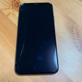 アイフォーン(iPhone)のiphoneX スペースグレー 256GB SIMフリー ジャンク品(スマートフォン本体)