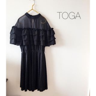 トーガ(TOGA)のTOGA♡古着♡シースルーワンピ♡(ひざ丈ワンピース)