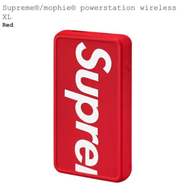 Supreme mophie Powerstation wireless XL新品未使用購入場所