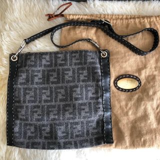 フェンディ(FENDI)のフェンディ セレリア　ズッカ　ショルダーバッグ(ショルダーバッグ)