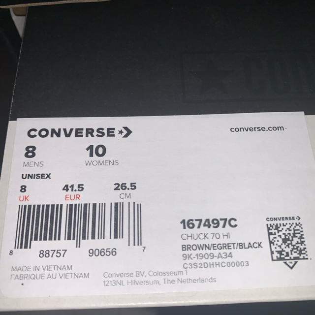 CONVERSE(コンバース)のコンバース ワコマリア チャックテイラー CT70 26.5cm 新品 メンズの靴/シューズ(スニーカー)の商品写真
