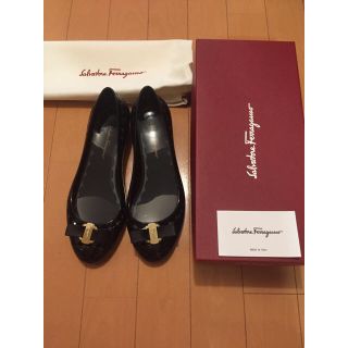 サルヴァトーレフェラガモ(Salvatore Ferragamo)のFerragamo フラットシューズ JELLY レインシューズ(バレエシューズ)