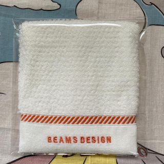 ビームス(BEAMS)の【最終値下げ】ビームスデザイン　未使用　ウォッシュタオル　ホワイト(タオル/バス用品)