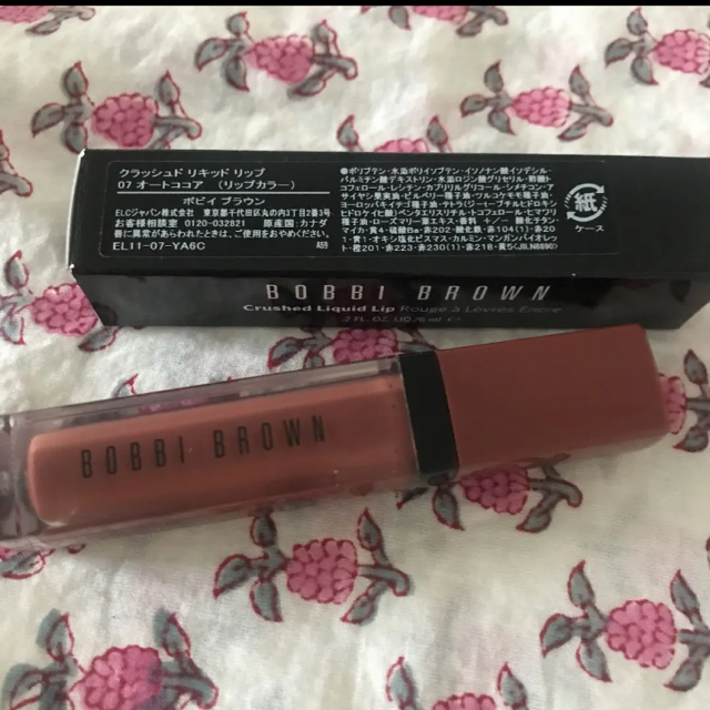 BOBBI BROWN(ボビイブラウン)のボビイブラウン　クラッシュドリキッドリップ　07　オートココア コスメ/美容のベースメイク/化粧品(口紅)の商品写真